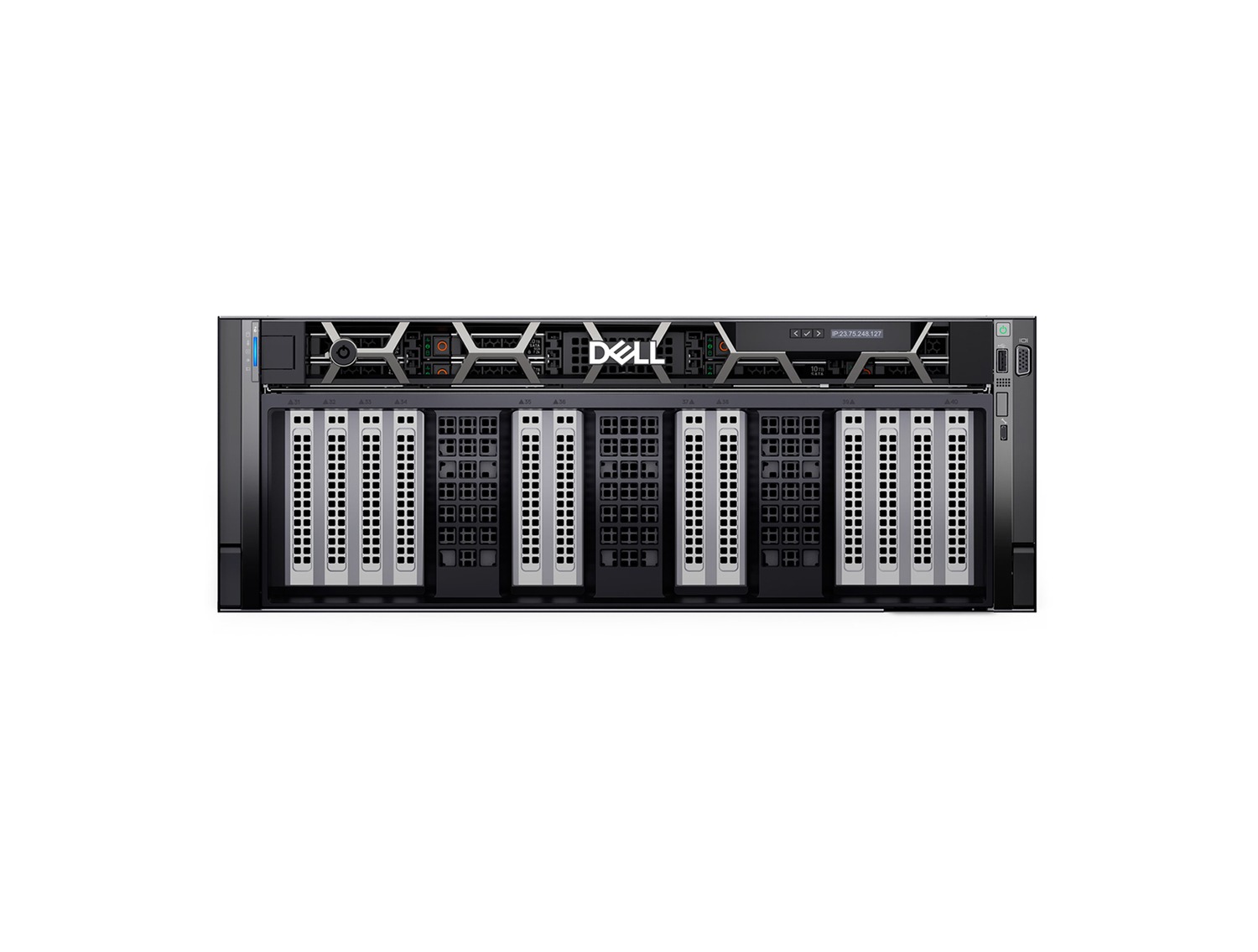 Dell PowerEdge XE9680 Rack AI Server with 8 NVIDIA HGX H100 80GB 700W SXM5 GPUs