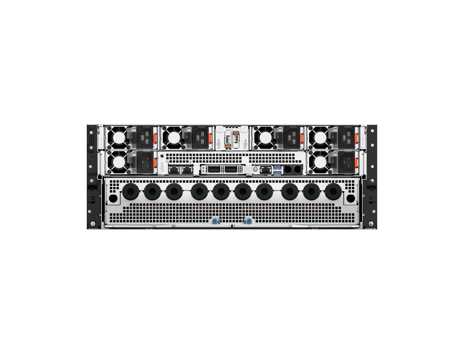 PowerEdge XE9685L Rack Server with Two AMD EPYC™ 9005 Series processors with up to 192 cores per processor