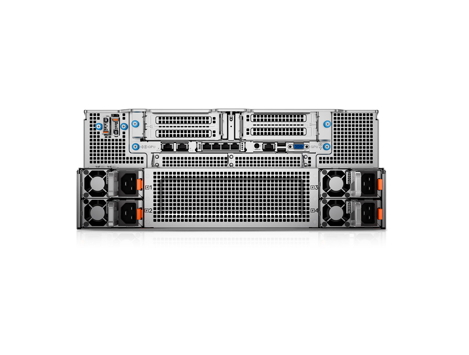 Dell PowerEdge XE8640 Rack AI Server with 4-NVIDIA SXM 80GB HBM3 700W GPU