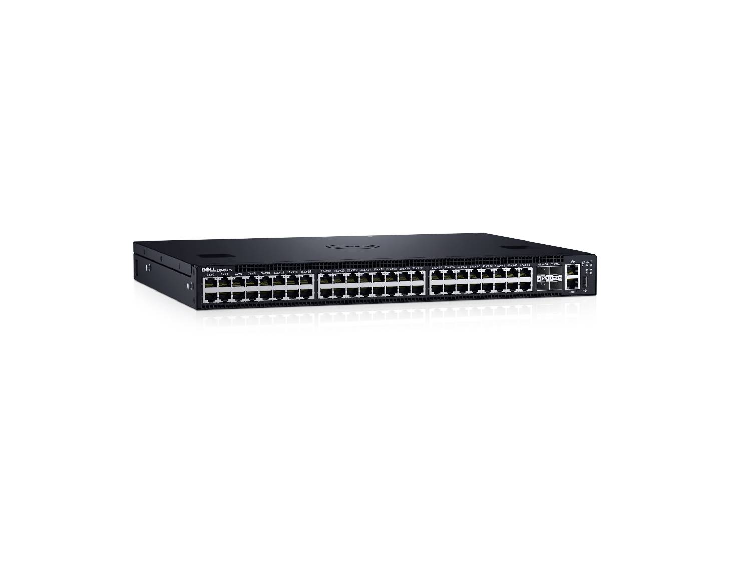Dell PowerSwitch S3248T-ON 48-Port 1GbE RJ45 Switch with 4 SFP+ and 2 100GbE QSFP28 Uplinks