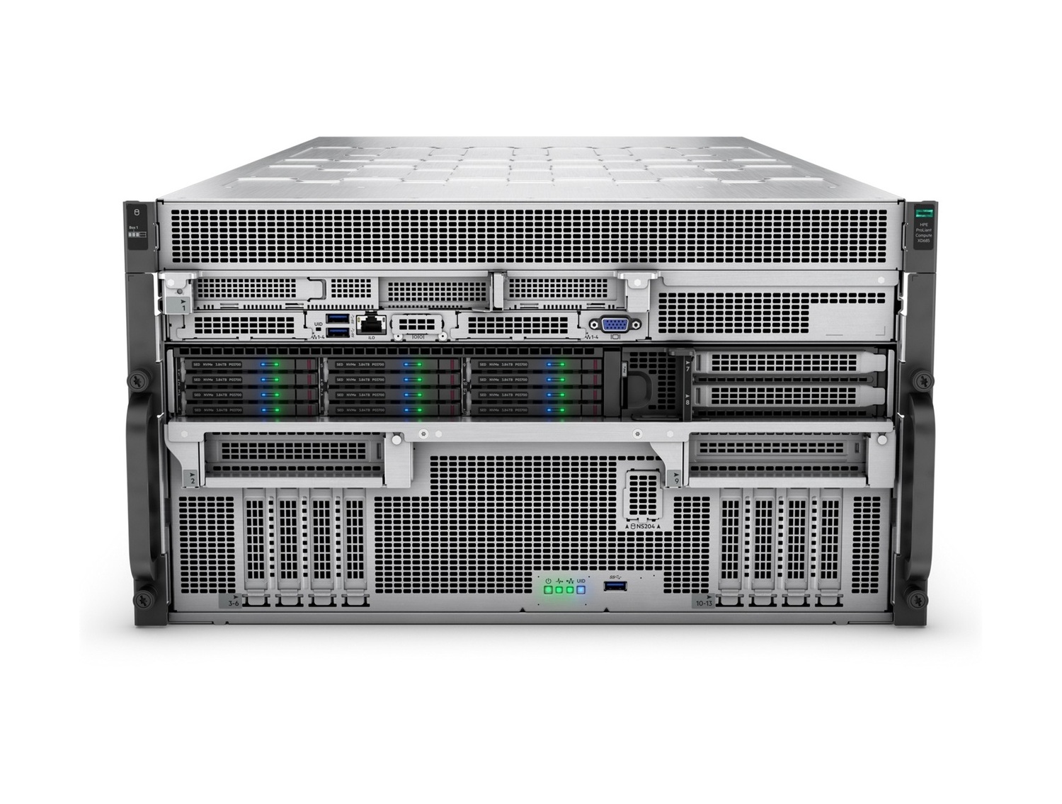 HPE ProLiant Compute XD685 - 8x NVIDIA H200 GPUs Air Cooling Server 