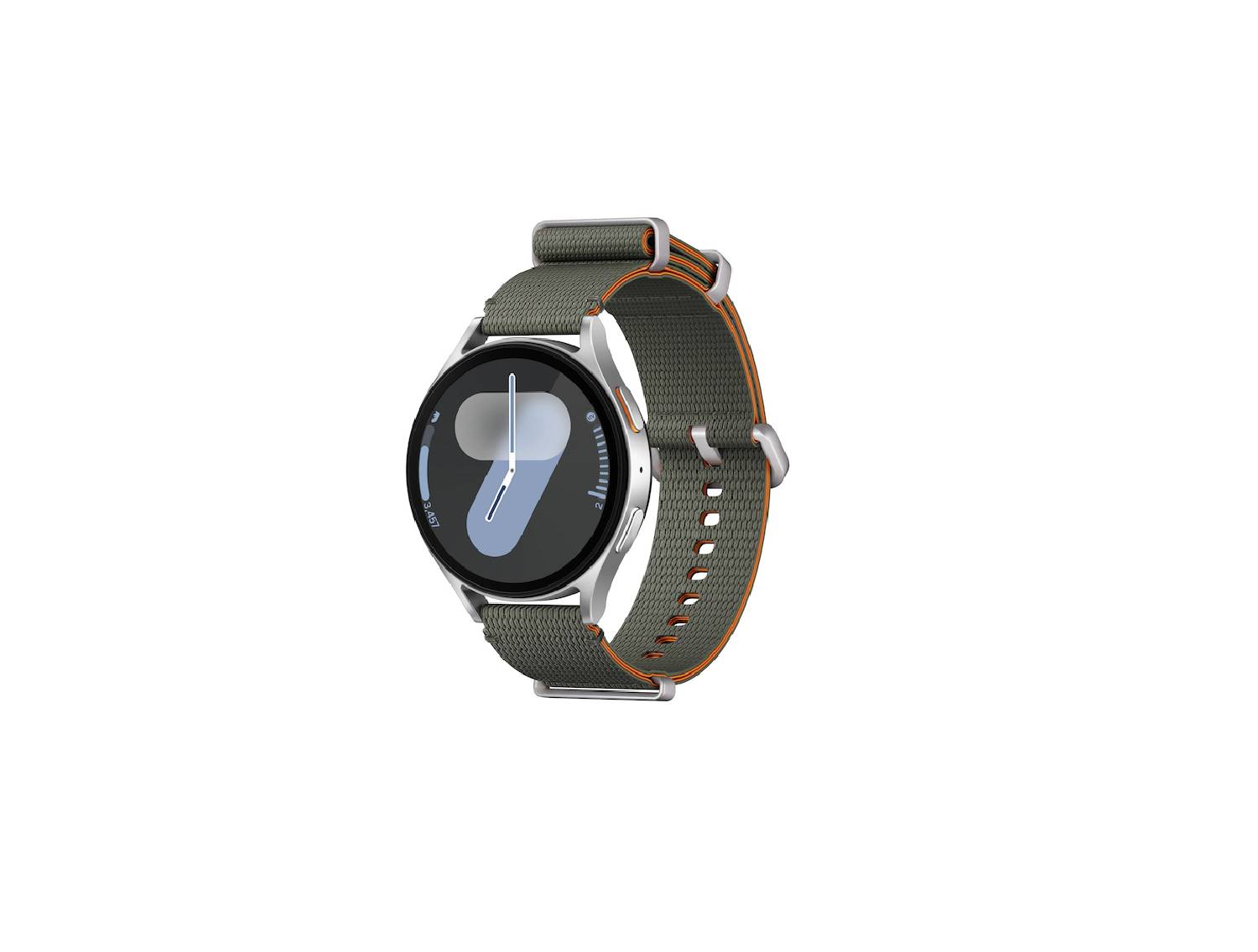 Samsung Galaxy Watch7 44mm | Silver | Athleisure | Green | Medium/Large | Bluetooth / Wifi | Wifi
