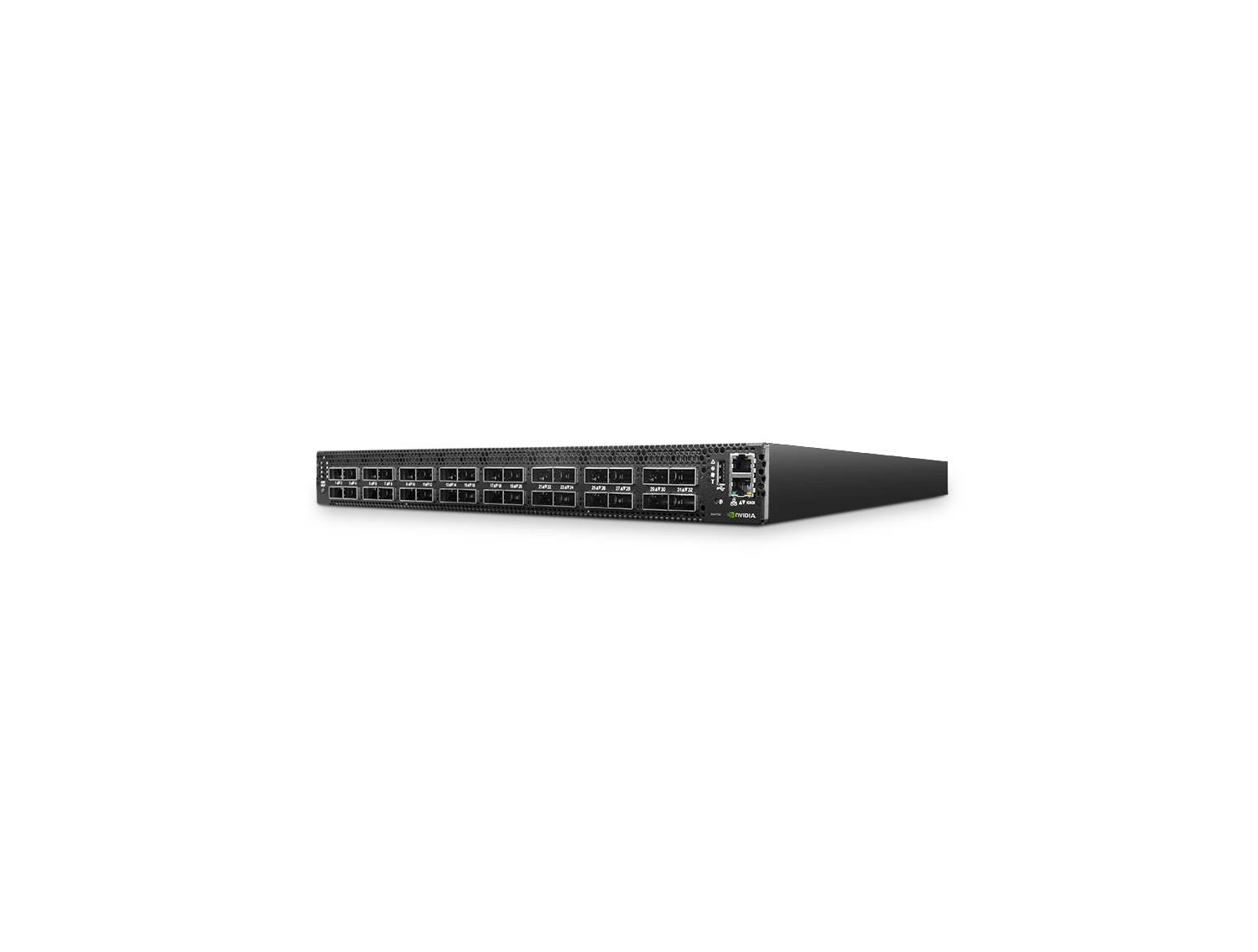 NVIDIA MSN4700-WS2FC Spectrum-3 based 400GbE 1U Open Ethernet Switch with Cumulus Linux, 32 QSFPDD ports NVIDIA MSN4700-WS2FC Spectrum-3 based 400GbE 1U Open Ethernet Switch with Cumulus Linux, 32 QSFPDD ports