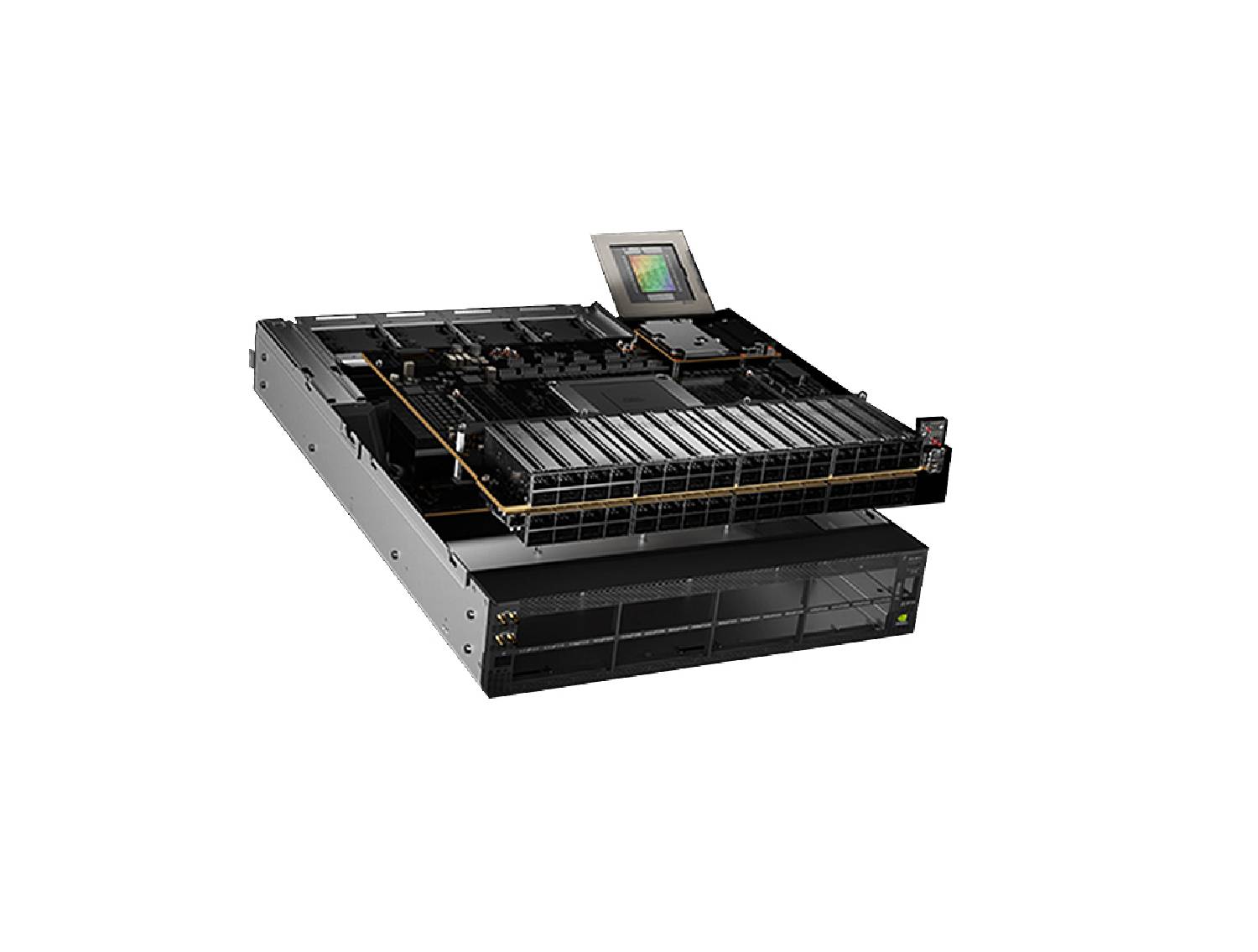 NVIDIA SN5400 Spectrum-4 based 400GbE 2U Open Ethernet switch with Cumulus Linux Authentication 64 QSFP56-DD ports and 2xSFP28 port