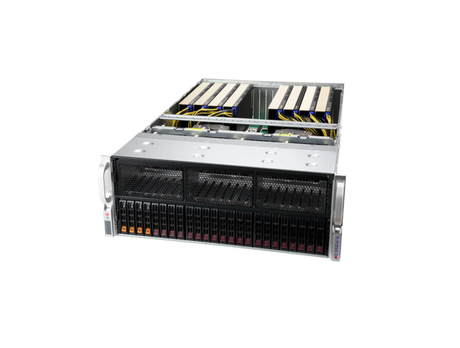 SuperServer  AS -4125GS-TNRT with 8x AMD Instinct M120 64GB HBM2e