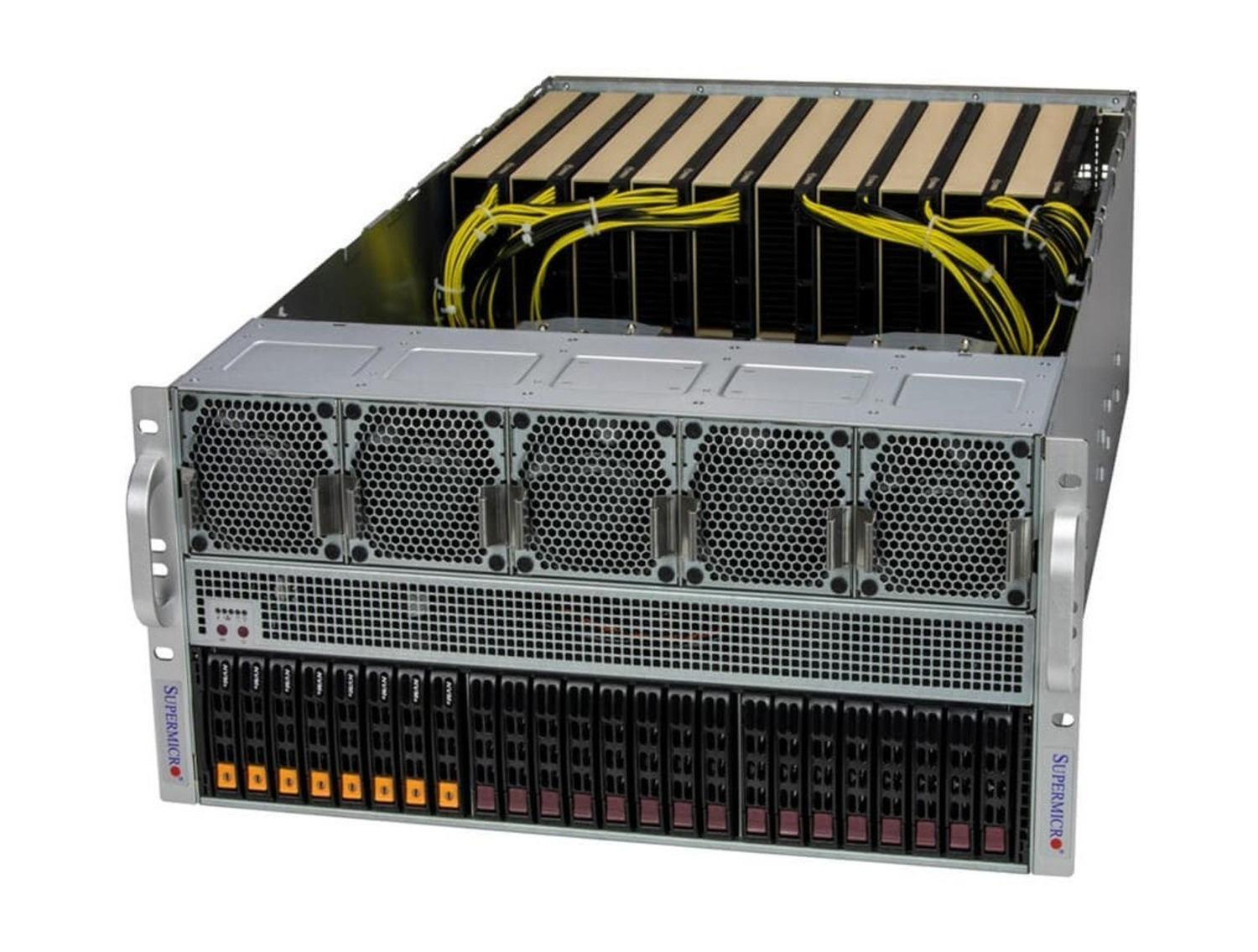 Supermicro SYS-521GE-TNRT SuperServer with 8x NVIDIA H100 GPU - AI Server