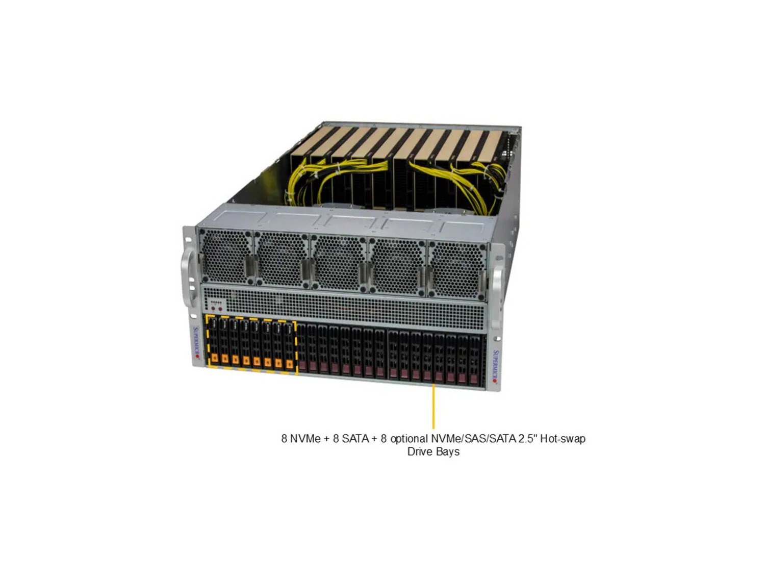 Supermicro SYS-521GE-TNRT GPU SuperServer DP Intel 5U Dual-Root PCIe GPU System