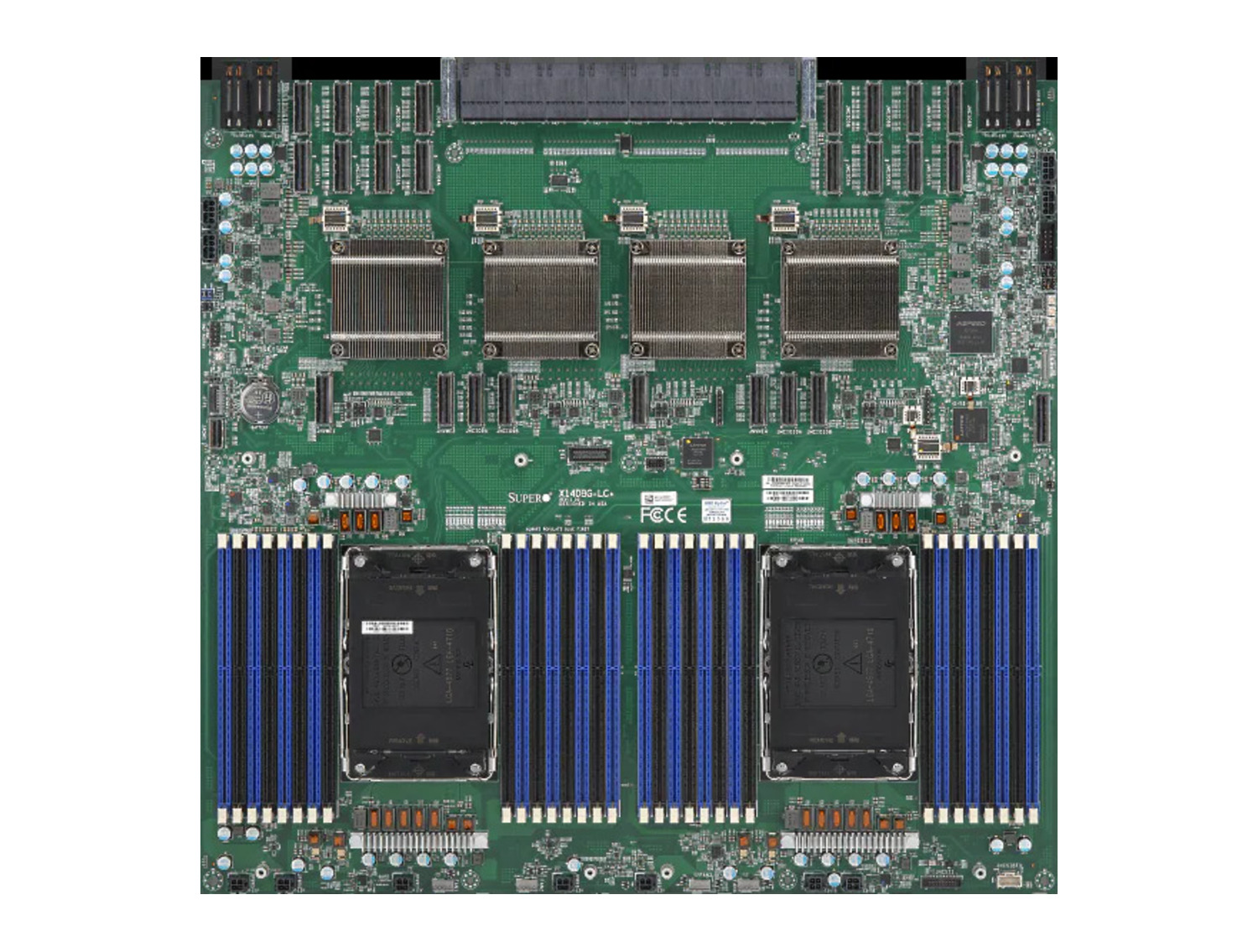 Supermicro SYS-822GS-NBRT GPU SuperServer DP Intel 8U System with NVIDIA HGX B200 8-GPU supporting 32 DIMMs