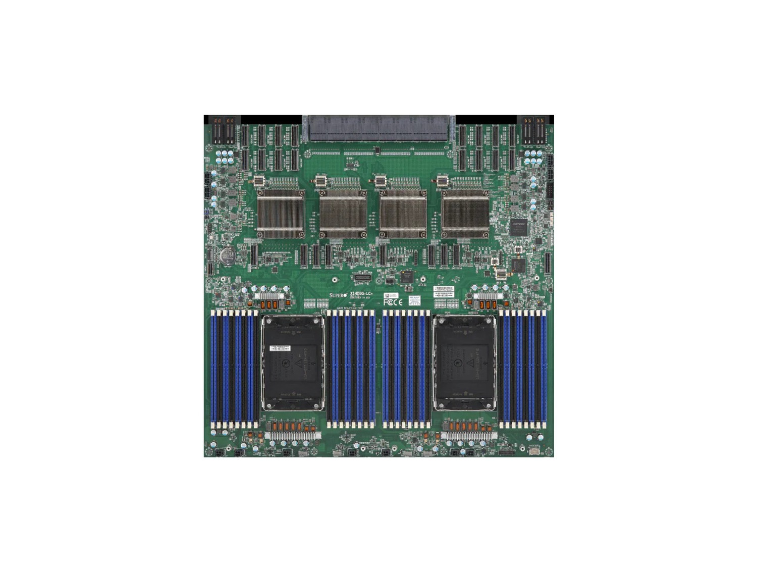 Supermicro SYS-822GS-NBRT GPU SuperServer DP Intel 8U System with NVIDIA HGX B200 8-GPU supporting 32 DIMMs