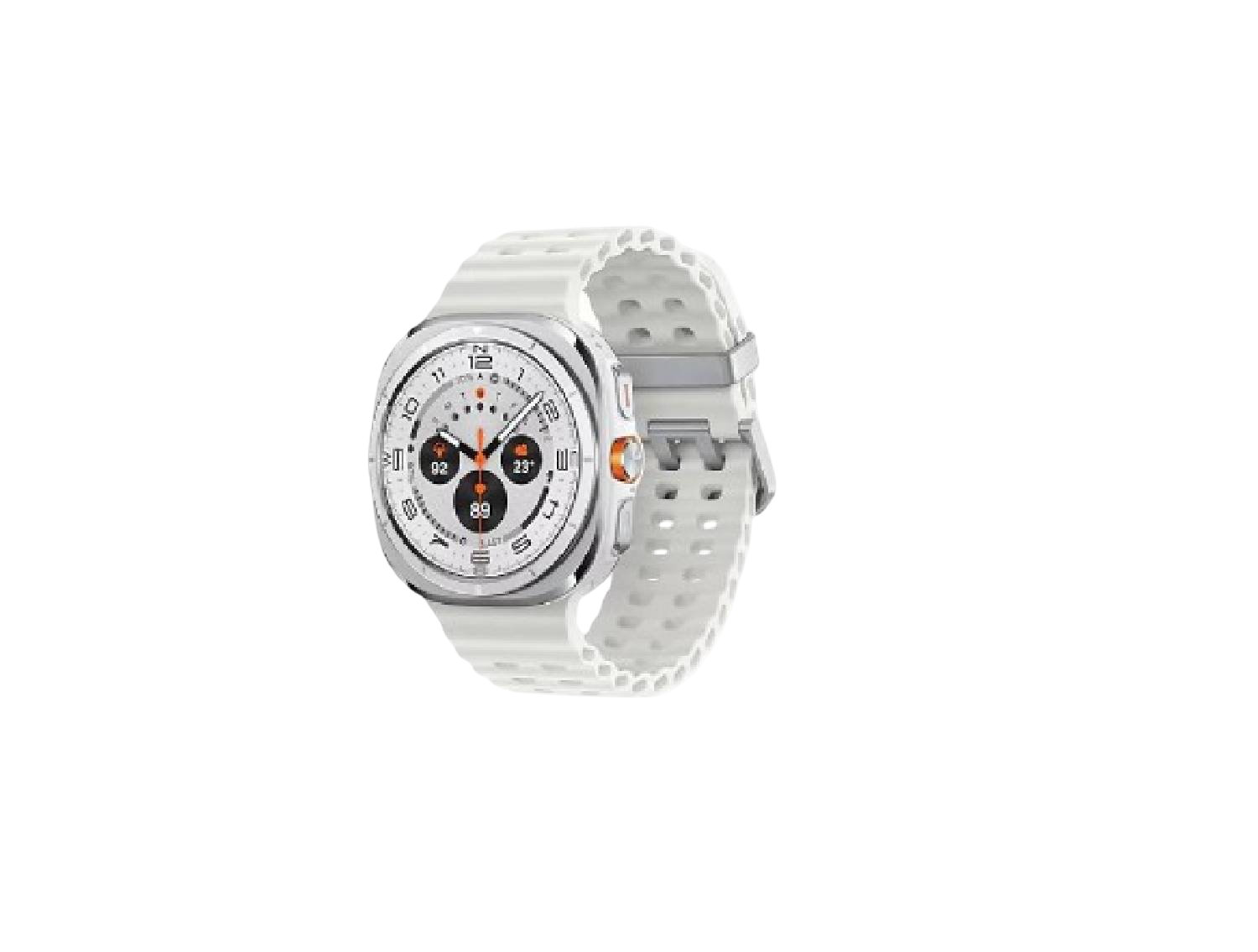Samsung Galaxy Watch Ultra 47mm - Titanium White, Marine, White, Medium/Large, Bluetooth / Wifi + 4G LTE,  Wifi