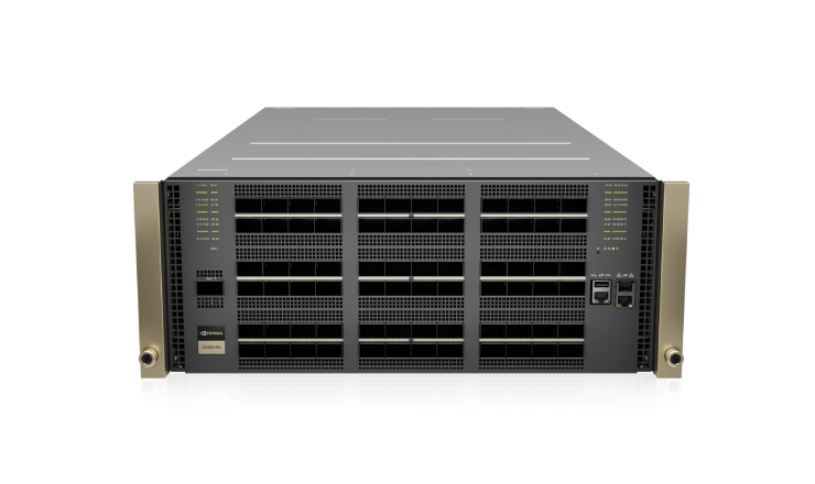NVIDIA Quantum-X800 Infiniband Switch Front View