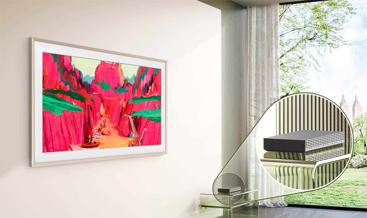The Art TV masterpiece with spectacular picture and a stunning, sleek design